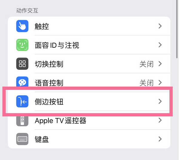 三门苹果14维修店分享iPhone14 Plus侧键双击下载功能关闭方法 