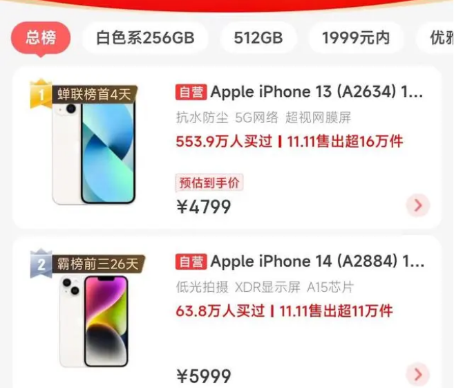 三门苹果14维修分享iPhone14配置不如同价位的安卓还能大卖 