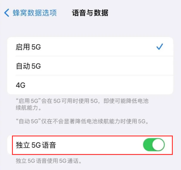 三门苹果14维修分享iPhone 14 Pro如何开启VoNR 
