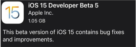 三门苹果手机维修分享如何升级到iOS15.0 beta5 